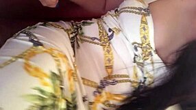 sexy housewife mami masturbates her wet pussy in living room while horny husband is away