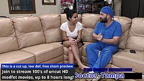 dr tampa gives constipated alix avery first enema backstage