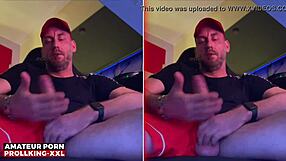 Prollking XXL strokes monster cock in sneakers