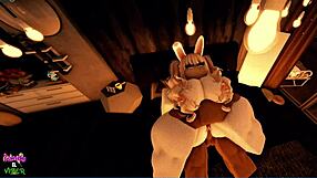 Bunny cosplay slut fucked hard