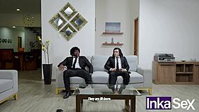 Vicent and Jules Double Anal Pound Mia Wallace's Big Ass in Pulp Fiction Parody