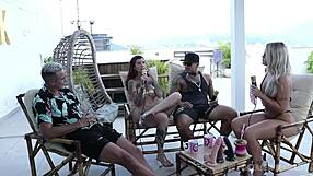 Watch Compilados Do Casal Kobra No Bora Cast With Bruna Carlos And Matheus Caetano - Parte 2 On Sheer Red!
