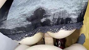 dude i bent my blonde neighbor over kitchen counter heels on doggystyle