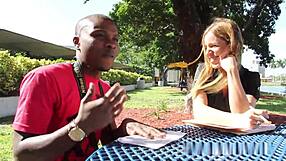 college milf professor deepthroats bends for big black cock interracial creampie