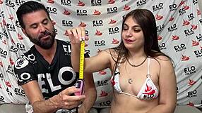 Latina Valentina Alva Spanks Big Ass with Banana in Spicy Tease
