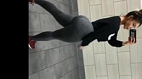 imagine those instagram fitness chicas' huge asses straining latex leggings at the gym