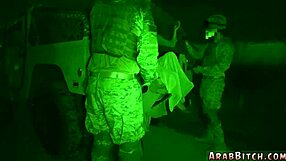 Petite Teen Sneaks into Army Base for Old Military Foot Worship