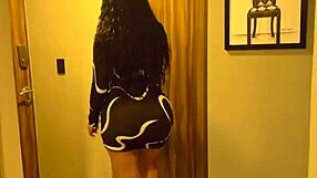 Latina goddess Gali Diva dominates tourist in Mexico City bedroom ass worship