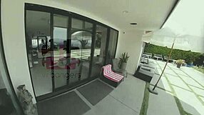 Busty Brunette Milf Swallows Young Dick In VR Wet Pussy!
