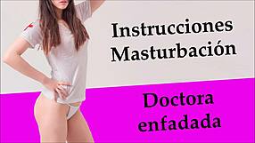 doctora enfadada te hace pajearte en el hospital