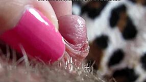 big clit throbs in extreme closeup pussy orgasm waves squirting juicy detailed view