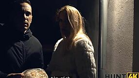 Blonde Girlfriend Cuckold Game Makes Cute Natural Tits Guy Cum Super Fast