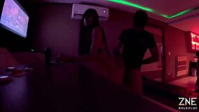 zne roleplay win lets me fuck hot gamer babe luna backstage