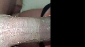 On Her Knees! Tied Slut Sucks Owner's Dick Rough and Wet!