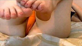 Stepdad Gets All Sweaty Daughter's Dirty Talk and Feet Worship