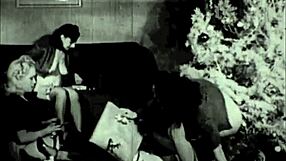 Vintage Ghosts Ravish Hairy Lesbians Past Christmas!