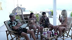 Watch Compilados Do Casal Kobra No Bora Cast With Bruna Carlos And Matheus Caetano - Parte 2 On Sheer Red!
