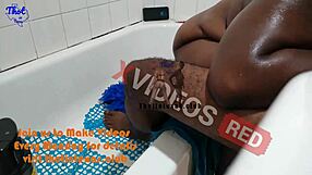 black mama rides cowgirl drilling thick ebony pussy with fat ass bounce