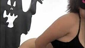 stepdad's super horny in costume so i'm helping him chill with some home fun time