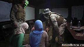 Petite Teen Sneaks into Army Base for Old Military Foot Worship