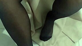 whoa my mature stepmom's panty fetish drives her wild in kitchen leggings