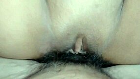 Petite asian teen grabs stud's cock and rides it deep for creampie finish
