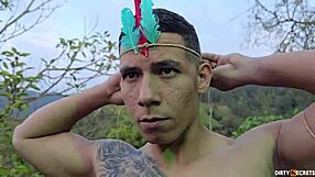 A naive girl next door tricked by stranger bends over for deep doggystyle pounding outdoors