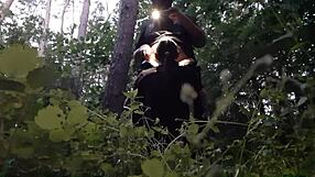 face fucking stepsister deep in woods mouth cum so boyfriend misses it all
