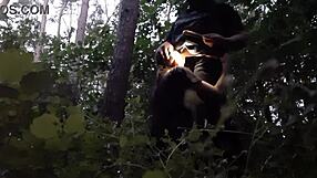 face fucking stepsister deep in woods mouth cum so boyfriend misses it all