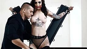 inked rocky emerson takes anal pounding to squirting submission