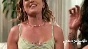 Sinn Sage and Charlie Forde Compete in Wet Lesbian Pussy Licking Scissoring