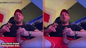 Prollking XXL strokes monster cock in sneakers