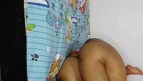 i pound the fat slut wife hard in stepbro's room as he walks in