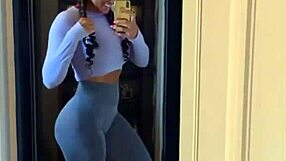 imagine those instagram fitness chicas' huge asses straining latex leggings at the gym