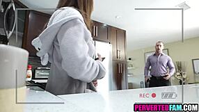 stepdad sneaks spy cam into stepdaughter's room! catches teen masturbating with toys on hidden cam