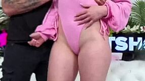 shy brunette maddie wren's juicy pussy and ass wrecked in rough anal