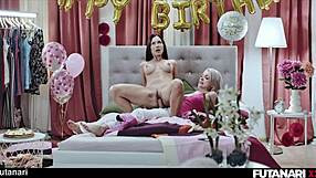 birthday girl grows futa cock and fucks best friend