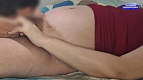 married housewife cums hard getting licked by cuckold hubby almost caught by son part 2!
