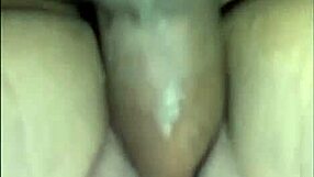 Black bbw pussy stretched wide in closeup penetration