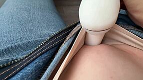 can you catch your stepsister masturbating intense orgasm in jeans pov