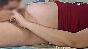 married housewife cums hard getting licked by cuckold hubby almost caught by son part 2!