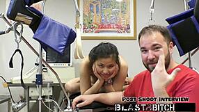 raya nguyen sucks dick twice before getting fucked by doctor