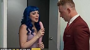 jewelz blu feels pure bliss with two huge cocks inside her