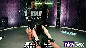inka sex wrestler dominated by big pussy bodybuilder