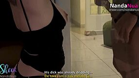 motel cuckold stares as wife drips anal cum to pussy bareback