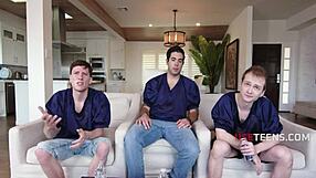 Best friend gang uses a girl for gamenight pussy snack useteen 18+s