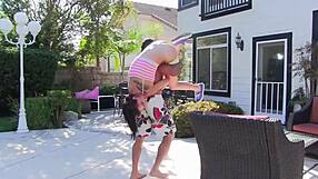 EXPLOSIVE! Petite Cheerleader Deepthroats Stepdaddy to Cum Swallow After Rough Sex!
