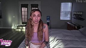 Nina Nova's Juicy Ass and Pierced Tits Seduce for Project While Bent Over Doggystyle!