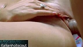 milf brunette fucked in pussy and ass on the beach