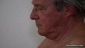 Naughty Young Babe In Lingerie Rides Step-Grandpa's Cock Cowgirl Style On Bed